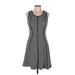 Mossimo Casual Dress - A-Line: Gray Marled Dresses - Women's Size Medium