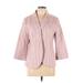 Allegra K Jacket: Pink Stripes Jackets & Outerwear - Women's Size Large