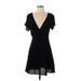 LA Hearts Casual Dress - DropWaist: Black Solid Dresses - Women's Size Small