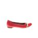 Attilio Giusti Leombruni Flats: Red Shoes - Women's Size 39