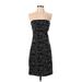 Poleci Casual Dress: Black Paisley Dresses - Women's Size 2