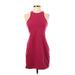 Beyond Yoga Casual Dress - Bodycon: Burgundy Solid Dresses - Women's Size Small