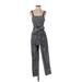 Universal Thread Jumpsuit: Gray Marled Jumpsuits - Women's Size 4