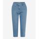 5-Pocket-Jeans RAPHAELA BY BRAX "Style CAREN CAPRI S" Gr. 40K (20), Kurzgrößen, blau (denim) Damen Jeans 5-Pocket-Jeans