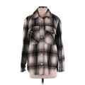 Blank NYC Jacket: Brown Plaid Jackets & Outerwear - Women's Size Small