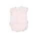 Ralph Lauren Short Sleeve Onesie: Pink Bottoms - Size 3 Month
