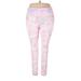 Crown & Ivy Active Pants - Mid/Reg Rise: Pink Activewear - Women's Size 2X