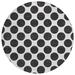 Black 96 x 96 x 0.19 in Area Rug - Addison Rugs Chantille Area Rug w/ Non-Slip Backing | 96 H x 96 W x 0.19 D in | Wayfair ACN980BK8RO