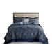 Gracie Mills Thornton 5-Piece Reversible Jacquard Bedspread Set with Throw Pillows