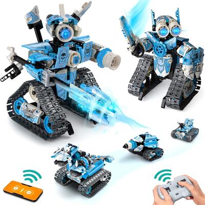 5 in 1 STEM Robot Toy Building Kit,Erector Set for...