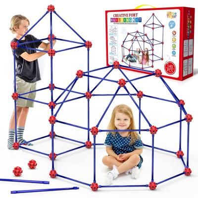 Fort Building Kit for Kids,STEM Construction Toys, Educational Gift for 4-12 Years Old Boys and Girls,Ultimate Creative Set