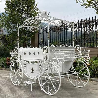 102.76" Tall Large Parisian Style Iron Carriage "Antoinette"