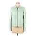 Lafayette 148 New York Leather Jacket: Green Jackets & Outerwear - Women's Size 6