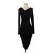 Bailey 44 Casual Dress - Bodycon: Black Marled Dresses - Women's Size X-Small