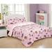 Zoomie Kids Alvern Comforter Set Polyester/Polyfill in Pink/Yellow | Twin Comforter + 4 Additional Pieces | Wayfair