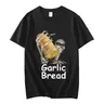 Maglietta del pane all'aglio uomo donna maglietta di moda maglietta di cotone maglietta Hip Hop per