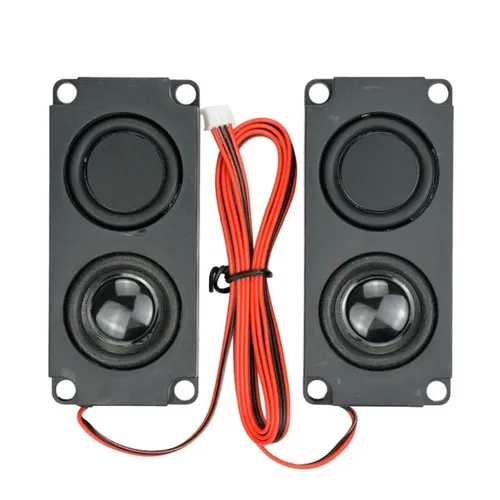 2Pcs Lautsprecher Stereo Woofer Tragbare Lautsprecher 10045 LED Lautsprecher 8Ohm 5W Quadratische