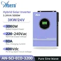 Hybrid Solar Wechselrichter 1600W 3000W 12V 24V Reine Sinus Welle 230V 1.6KW 3KW Off Grid