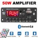 50w Verstärker mp3 Decoder Board DC 12V 25W Bluetooth 5.0 MP3-Player Auto FM Radio Modul Musik Audio