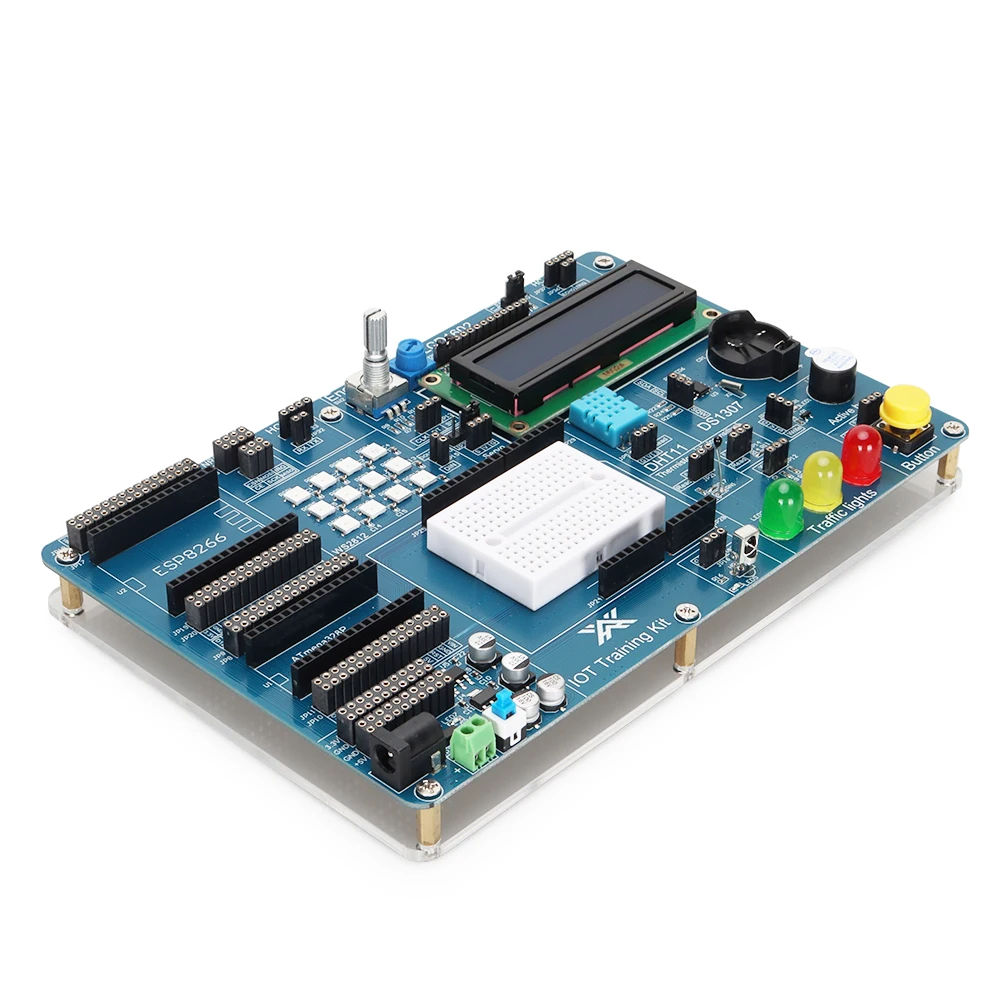Professionelles IOT-Starter-Kit für Arduino-Projekt für ESP8266 Sensoren, Entwicklungsboard, DIY-Trainings-Kit für pädagogische Elektronik Image