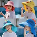 Baby Eimer Hut Kinder Sonnen hüte für Jungen Mädchen UV-Schutz Sommer Mesh Kappe verstellbar