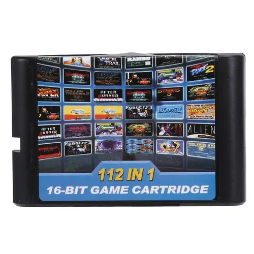 112 in 1 Spiel kassette 16-Bit-Spielekassette für Sega Mega drive Genesis Spiel kassette für Pal und