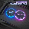 Per Hyundai N line Logo Tucson Elantra i20 Veloster I30 I10 emblema Led Car Water Cup Mat Drink