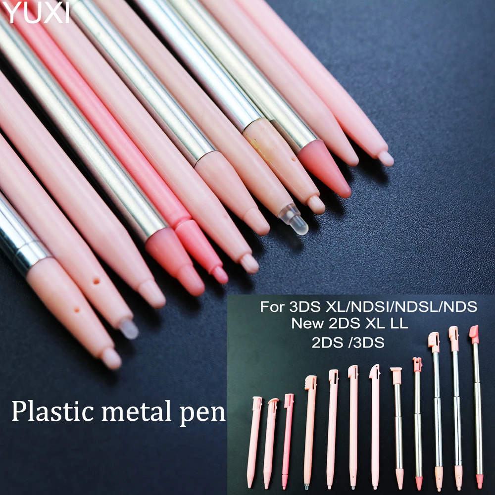 1 pz Touch Screen Penna Stilo per Nintend 3DS XLNDSI NDSL NDS Nuovo 2DS XL LL 2DS 3DS Plastica Metallo Penna Stilo Parte di Ricambio