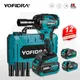 YOFIDRA-Visseuse et perceuse électriques sans fil sans balais 3 vitesses batterie Makita 18V