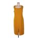 Banana Republic Factory Store Casual Dress - Slip dress: Yellow Dresses - New - Women's Size 16