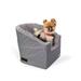 Gray Collapsible Bucket Booster Car Seat for Dogs, Small