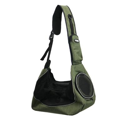 Sling Pet Carrier for Dogs, Small, Green