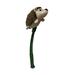 Furry Hedgehog with Launcher Dog Toy, Medium, Multi-Color