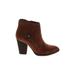 Very Volatile Ankle Boots: Brown Shoes - Women's Size 8