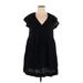 Old Navy Casual Dress - Popover: Black Dresses - New - Women's Size X-Large