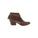 Qupid Ankle Boots: Brown Shoes - Women's Size 7 1/2