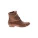 Sperry Top Sider Ankle Boots Brown Shoes - Women's Size 8 1/2