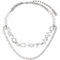 Pearl Diamond Necklace - Metallic - Feng Chen Wang Necklaces