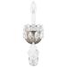 New Orleans 13"H x 4.5"W 1-Light Crystal Wall Sconce in Etruscan