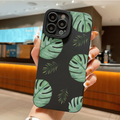 Th8381 Large Green Lotus Leaf Phone Case, Gift For Birthday, Girlfriend, Boyfriend, Friend Or Yourself, For Iphone 14 13 12 11 Xs Xr X 7 8 6s Mini Plus Pro Max Se 2020/2022