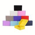 10pcs 12colors Multiple Sizes Mailer Shipping Boxes Packing Box Gift Present Box, Corrugated Cardboard Box For Small Business Packaging Craft Festival Christmas