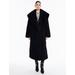 Women's Faux Fur Long Coat in Black Beauty / 44 IT (US 8) | BCBGMAXAZRIA