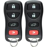 2 PACK KeylessOption Keyless Entry Remote Car Key Fob Clicker Alarm KBRASTU15 for SUV Nissan Armada Infiniti EX35 FX35 QX56