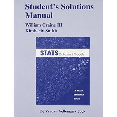 Student Solutions Manual for STATS Data and Models