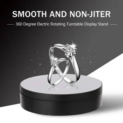 Max Load 4KG Multifunctional Rotating Display Stands Electric Turntable 360° Rotation Noiseless