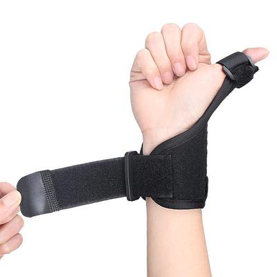 Wrist Compression Strap and Wrist Brace Sport Wrist Support for Fitness Weightlifting Tendonitis Carpal Tunnel Arthritis Pain Relief-Wear Anywhere-Adjustable (Black)