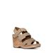 Slingback Platform Wedge Sandal