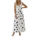 Polka Dot Tiered Maxi Dress