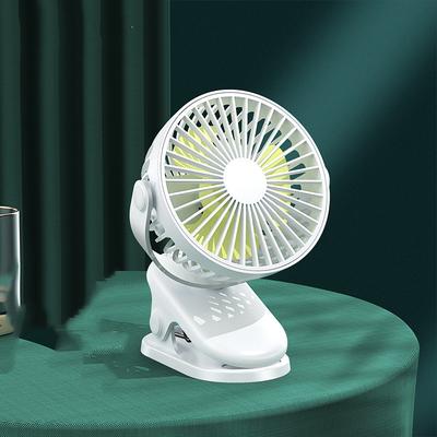 Dual Motor Portable Air Conditioner Fan – 5-Speed USB Cooling Air Blower with Large Battery for Camping and Travel