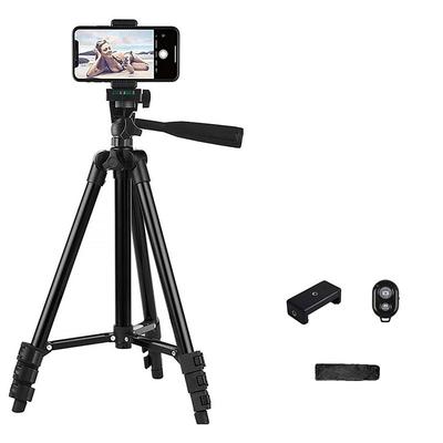 DSLR Tripod For Camera Phone Aluminum Travel Tripode Flexible Lightweight Light Stand Photography for Live Youtube Cellphone